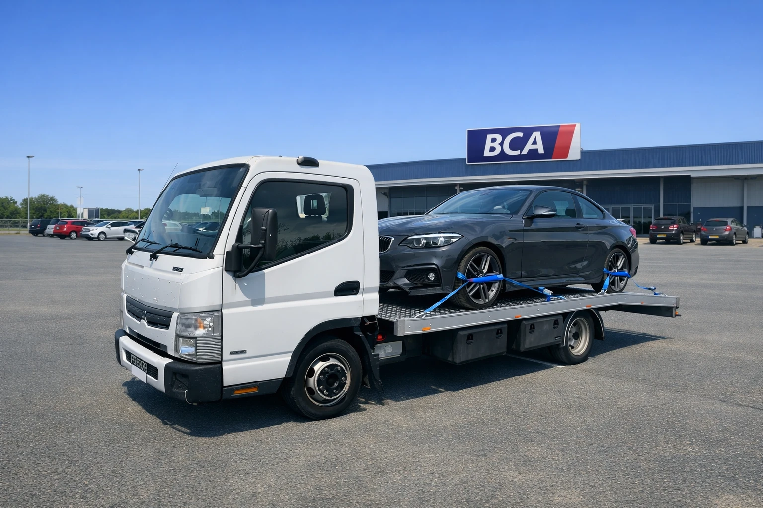 Vehicle Recovery BCA for BMW auction car collection