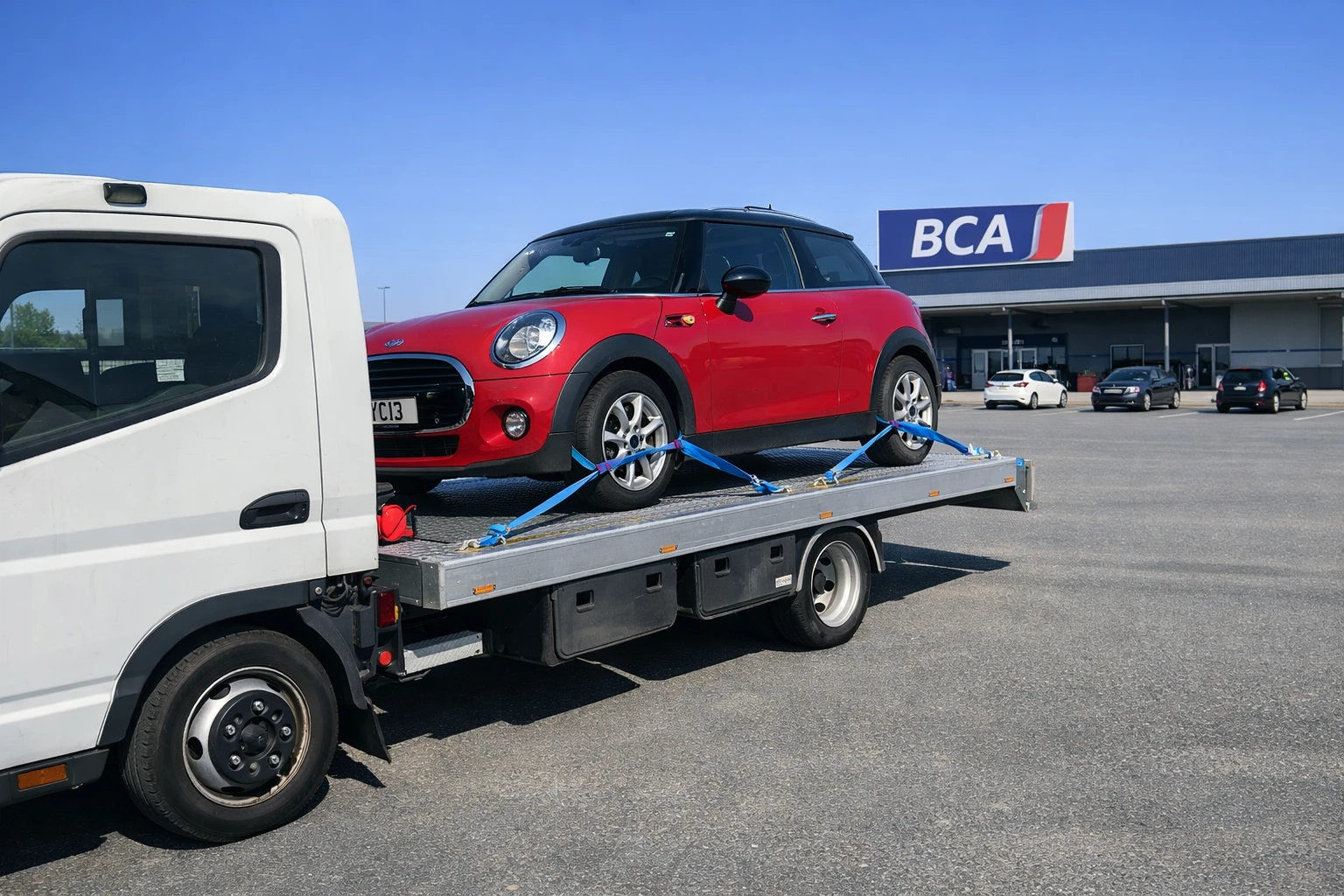 Mini BCA recovery for auction vehicle collection